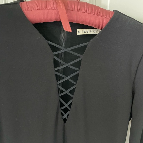 Alice + Olivia Black Dress - Picture 3 of 4